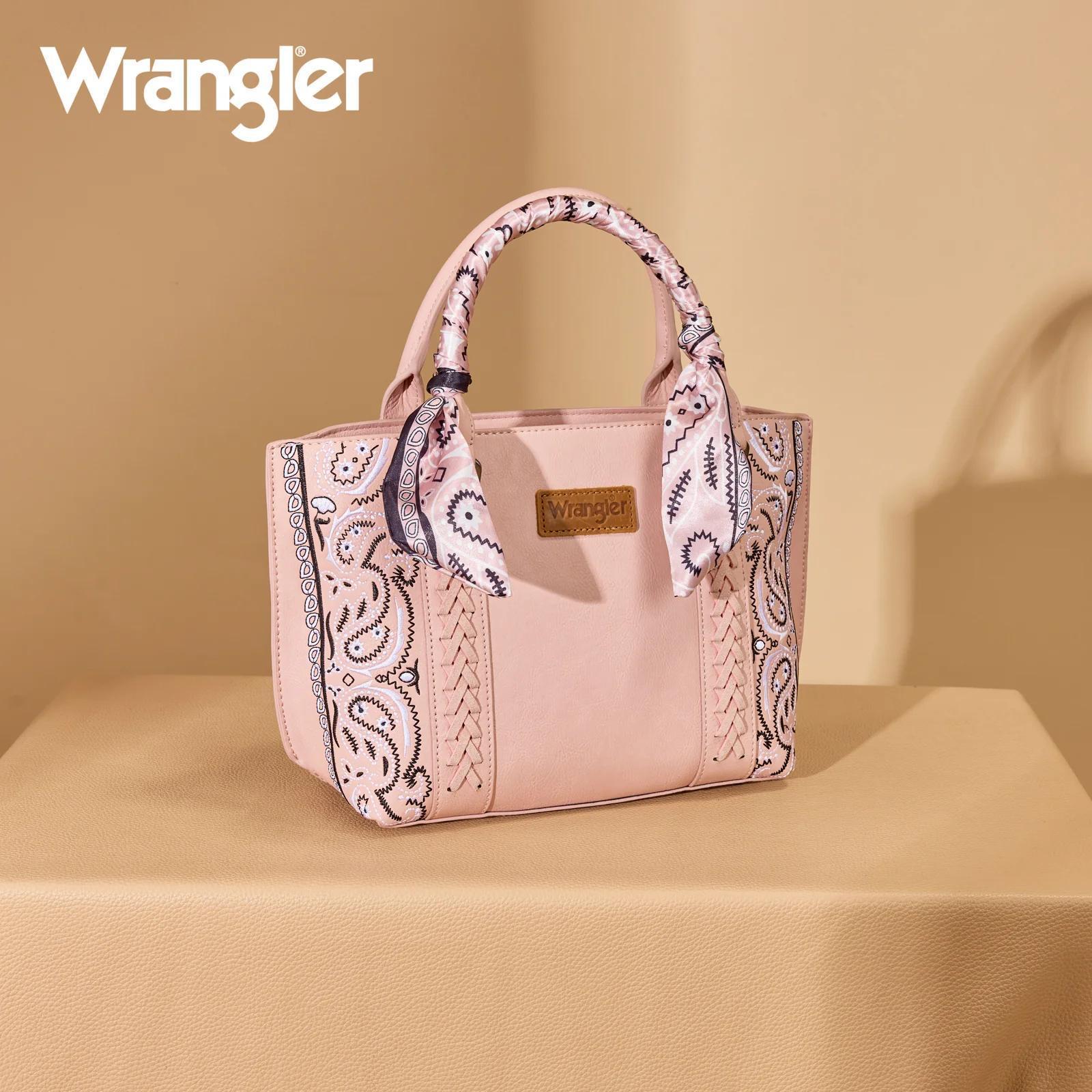 Wrangler Bandana Paisley Print Tote/Crossbody