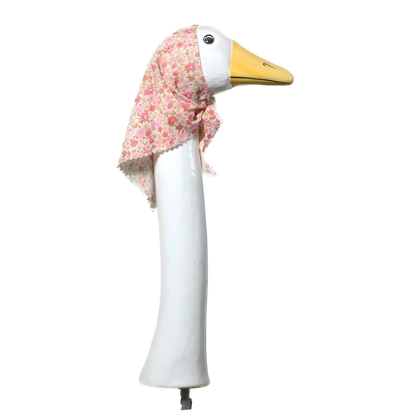 Scarfed Garden Goose