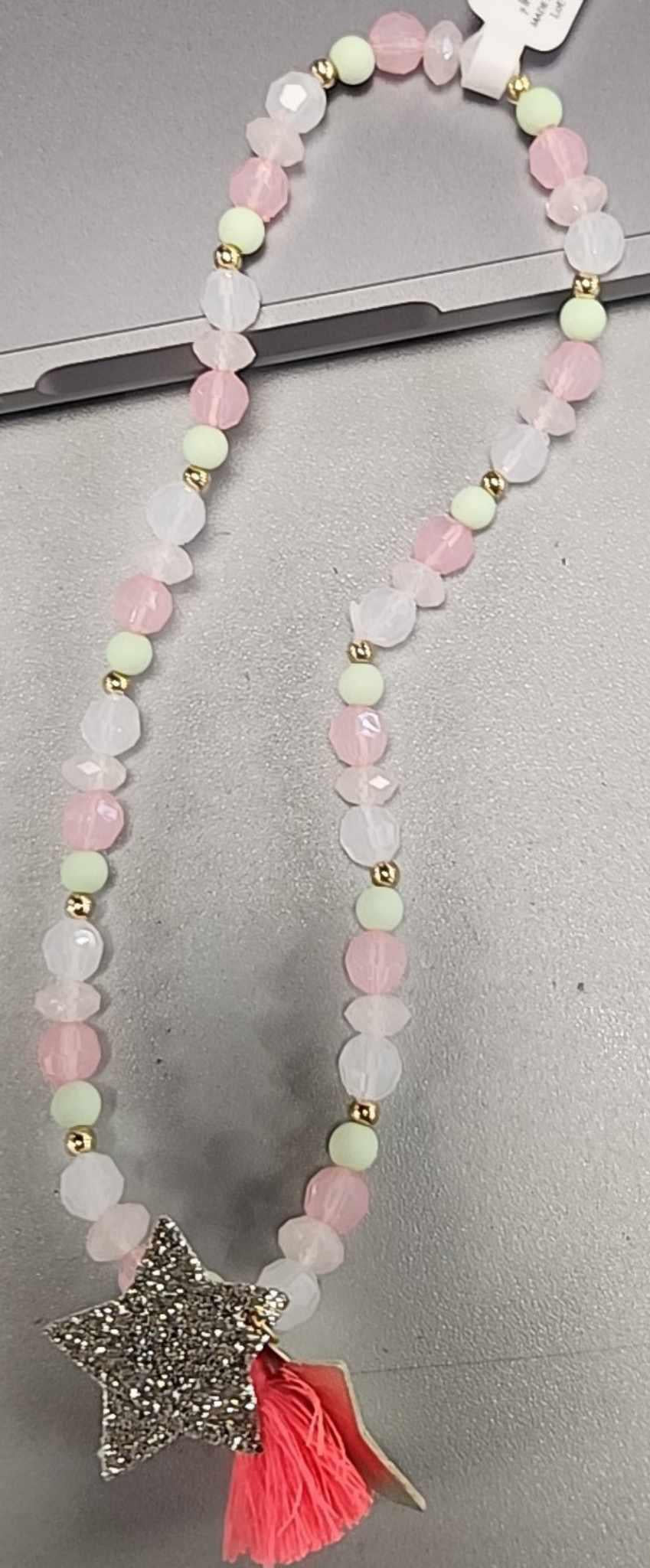 Glitter Charm Necklace