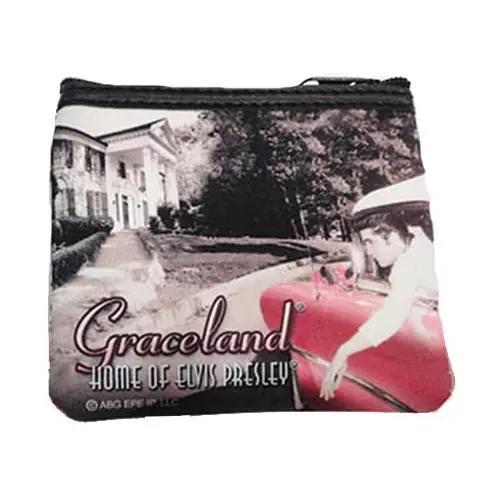 Elvis Coin Purse Keychain