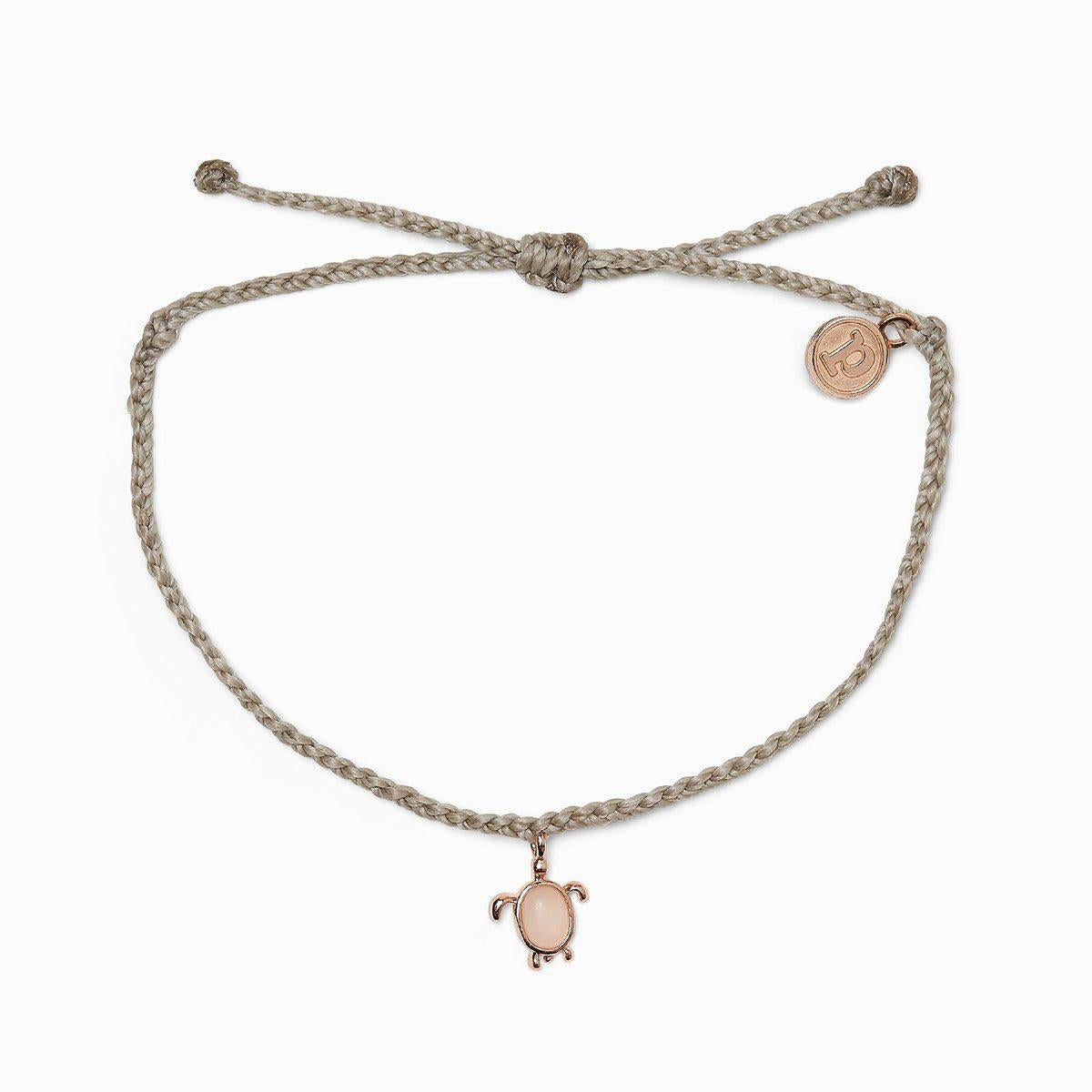 Rose Gold Save The Sea Turtles Bracelet