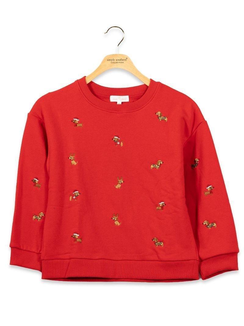 Simply Southern Holiday Dog Crewneck