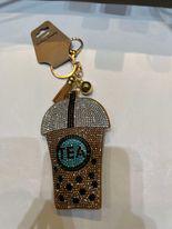 Boba Tea Bling Keychain