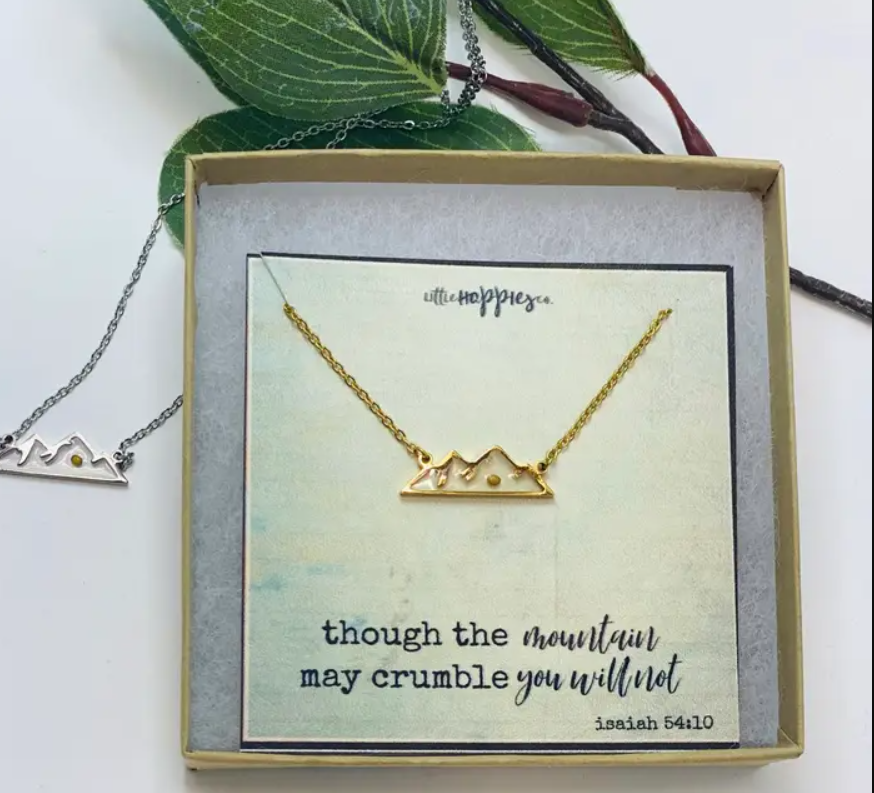 Mustard Seed Mountain Necklace