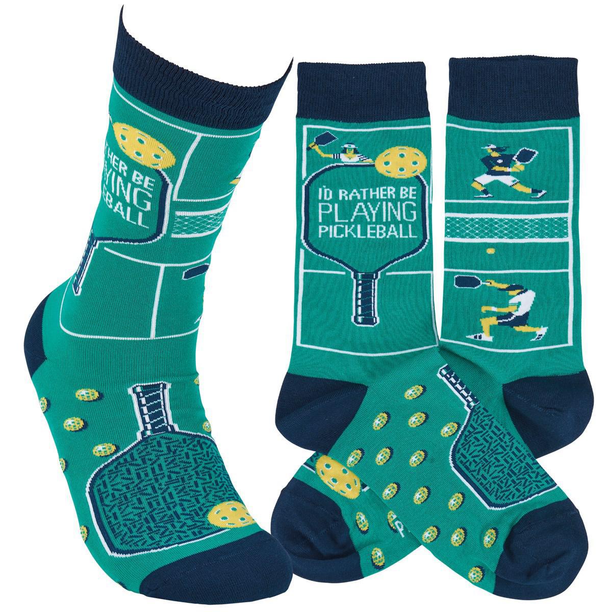 Rather Be Playing Pickleball Socks
