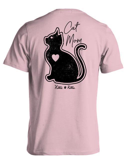 Kittie Kittie - Cat Mom Adult Tee