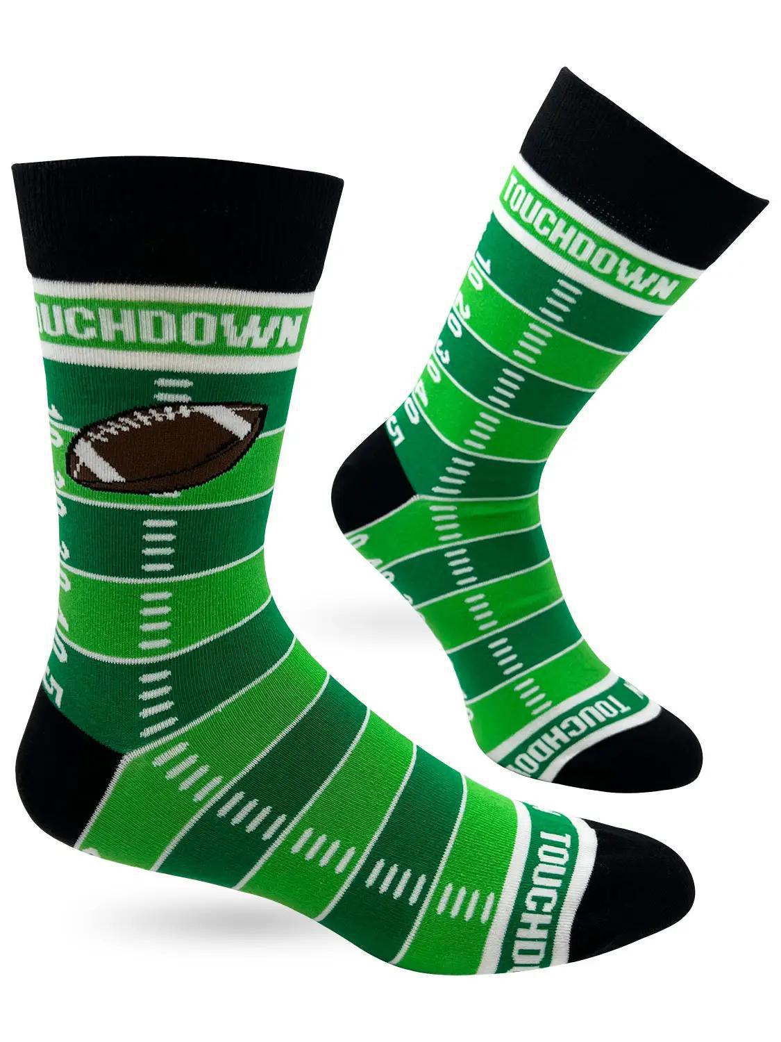 Touchdown Men's Novelty Crew Socks