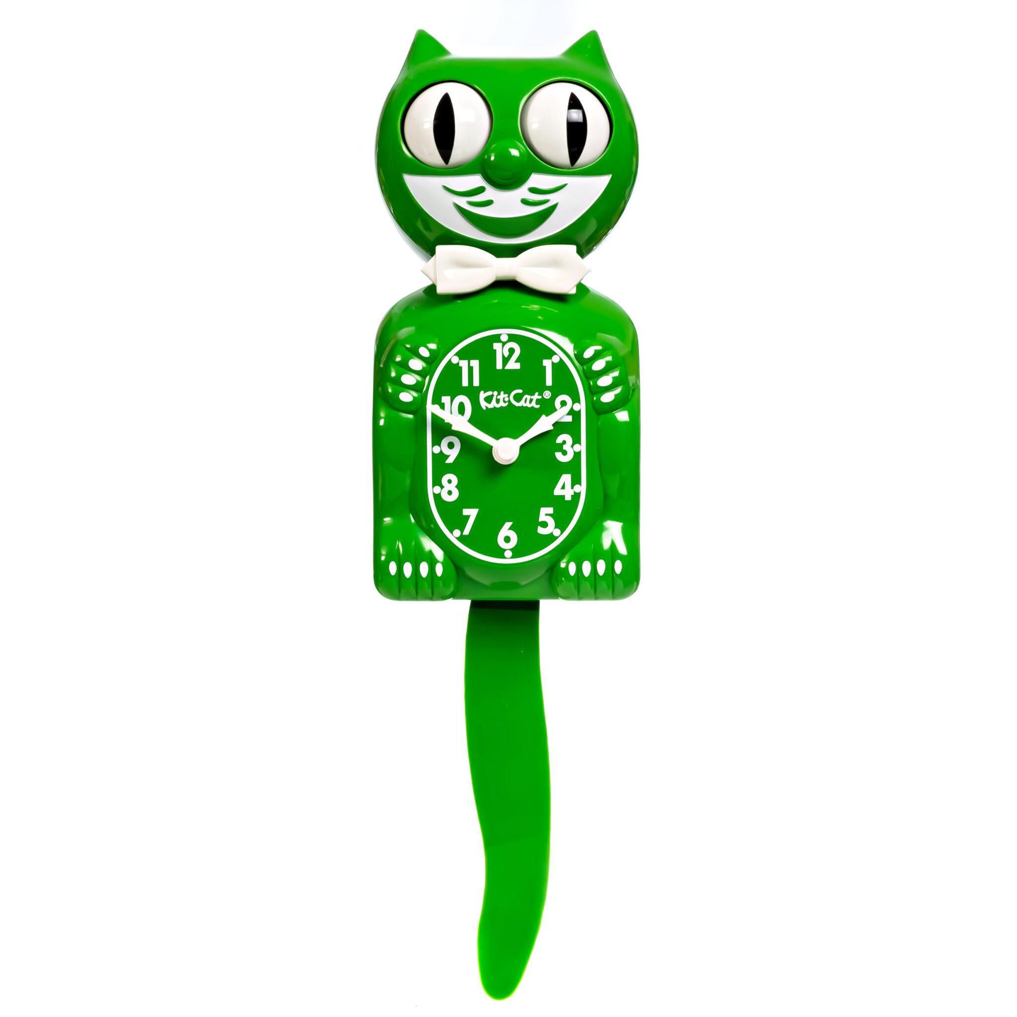 Classic Green Kit-Cat Klock