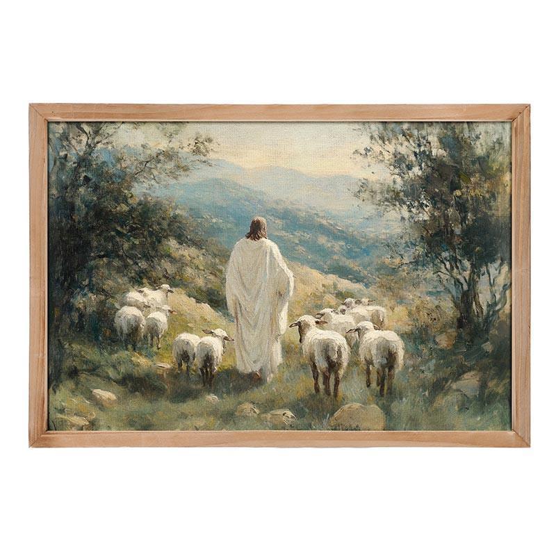 Premier Framed Canvas - Shepherd