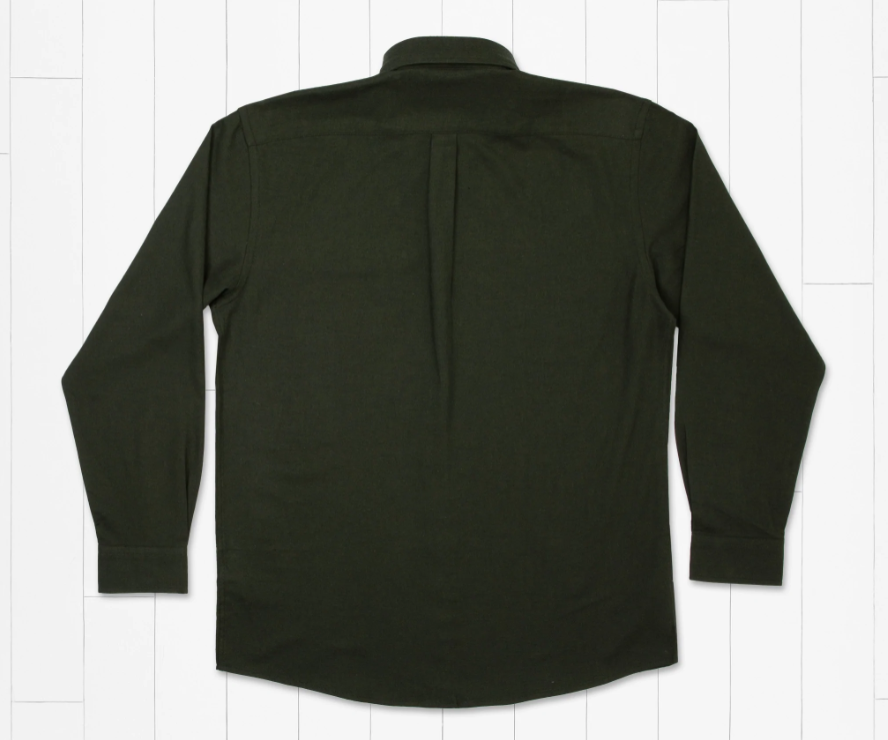 Old Mill Heather Flannel Dark Olive