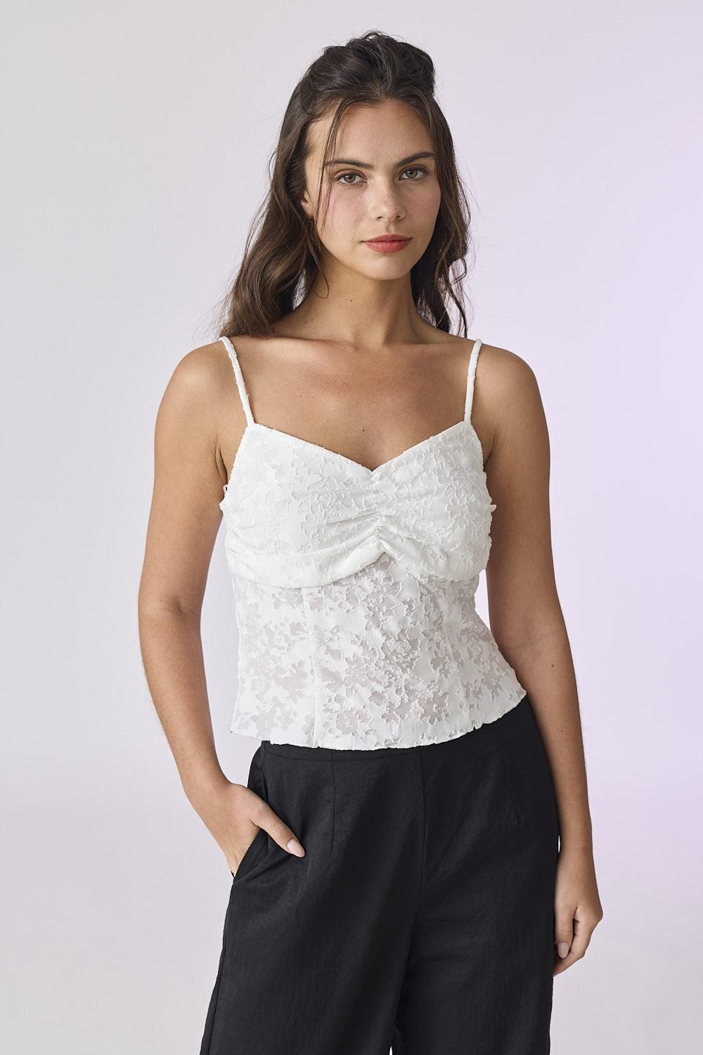 Tori Ruched Cami Top