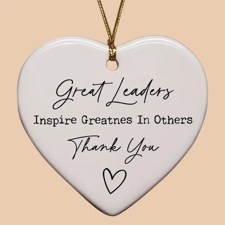 Glass Heart Ornaments