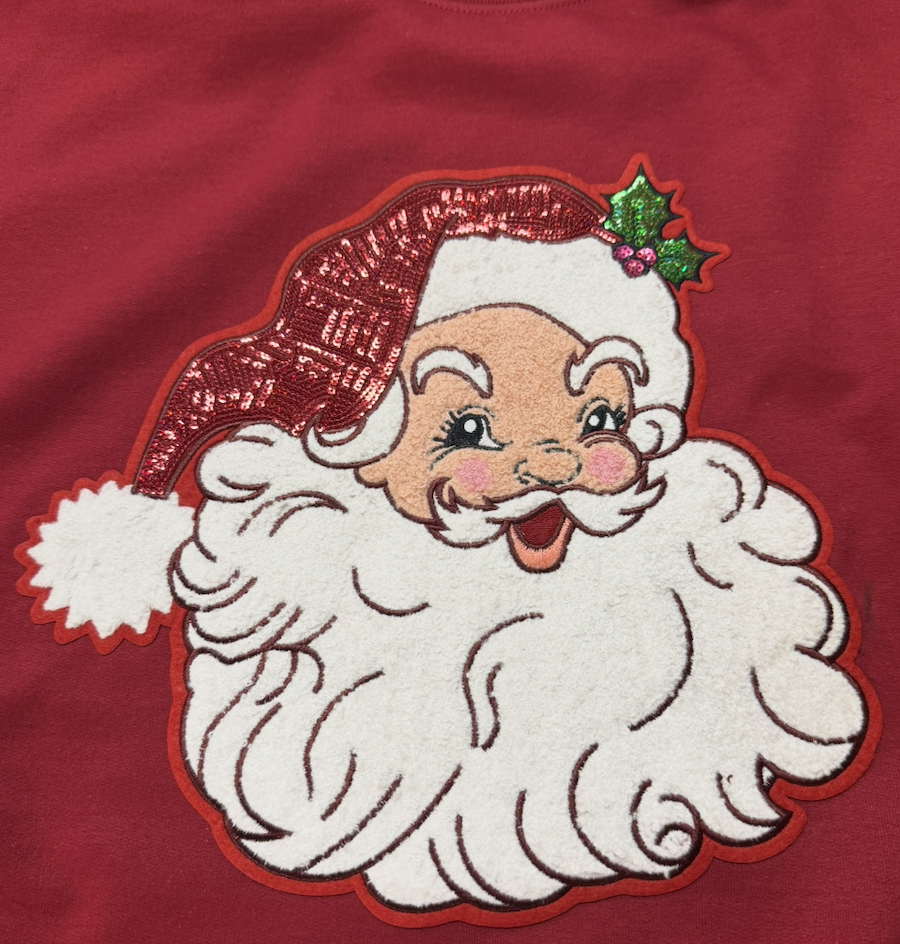 Santa Patch Cardinal