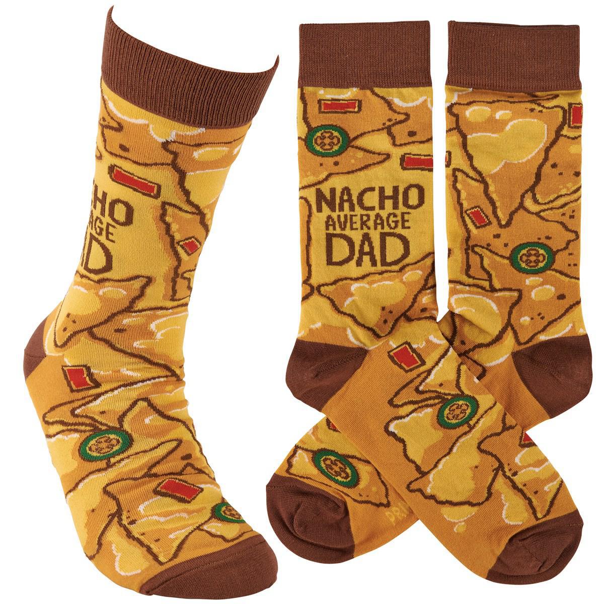 Nacho Average Dad Socks