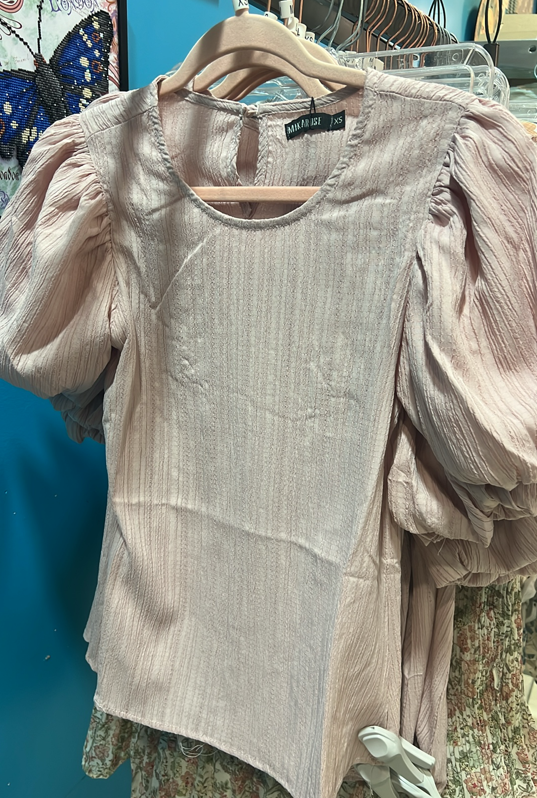 Rose Water Puff Top