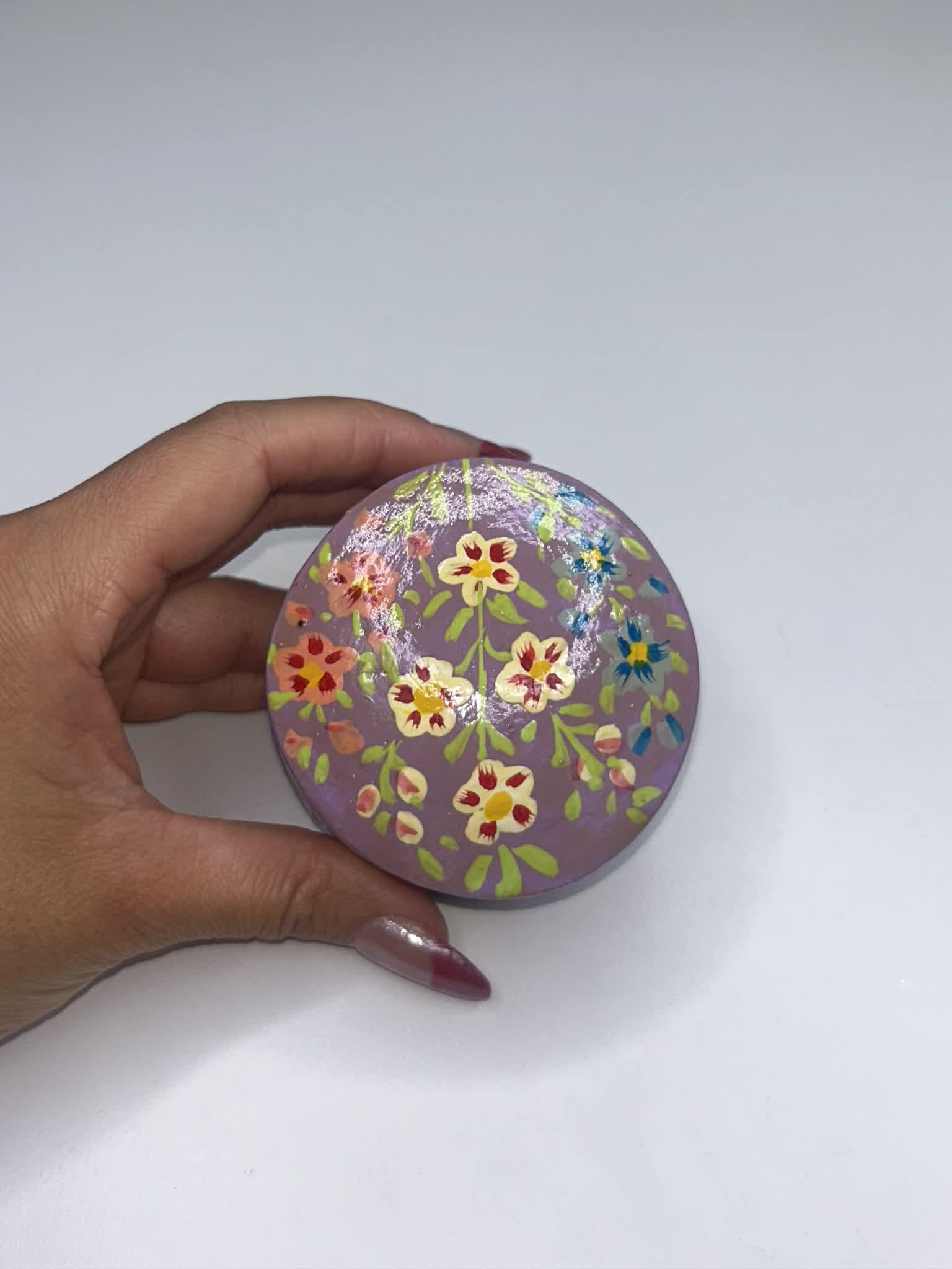 Papier Mache Round Assorted Boxes