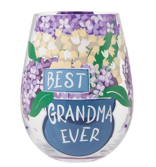 Lolita Best Grandma Stemless Wine