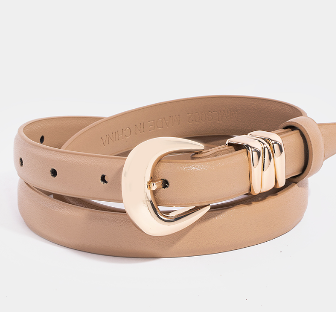 Skinny Fashionable Leather Belt