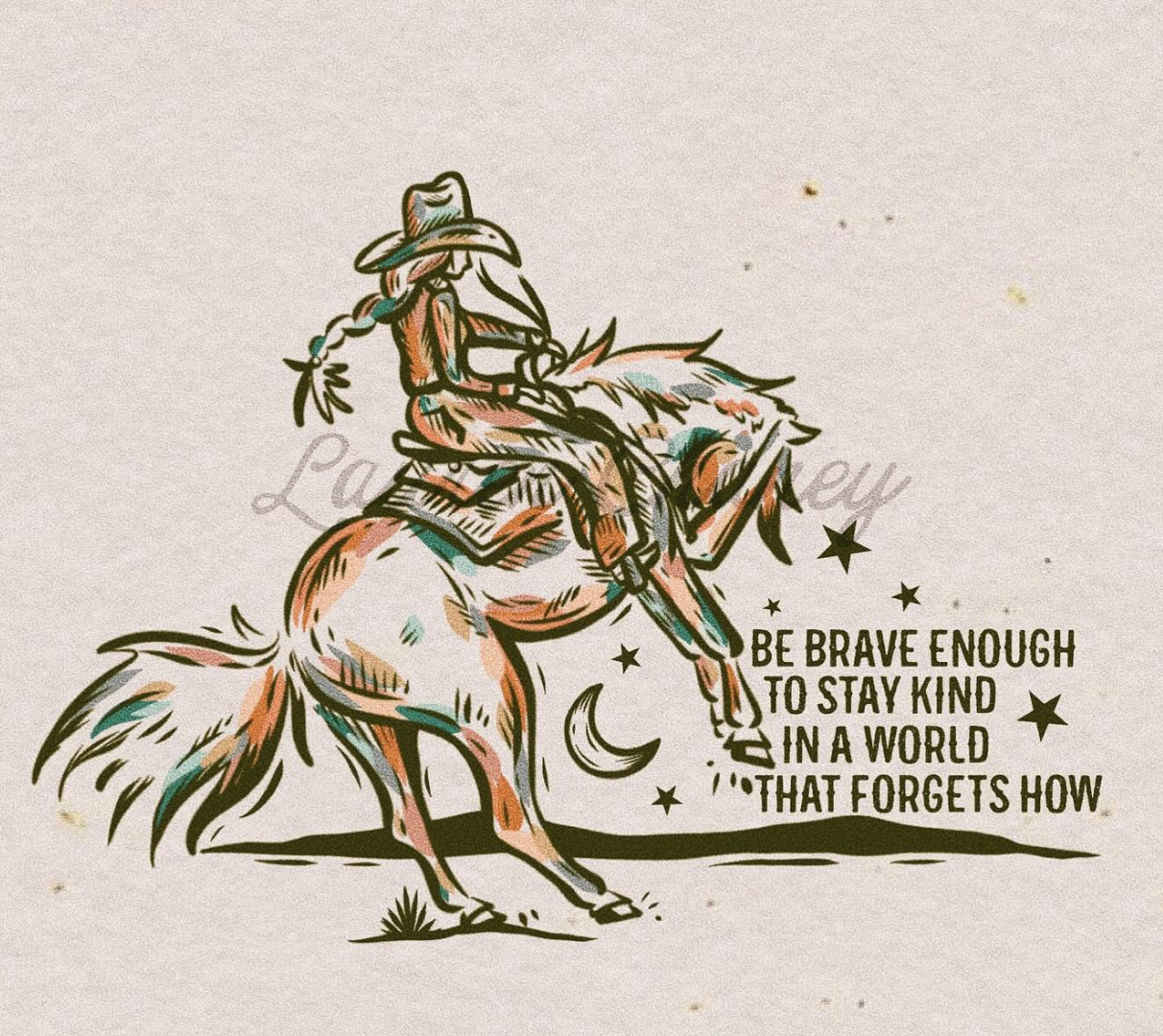 Brave Enough Stone Tee