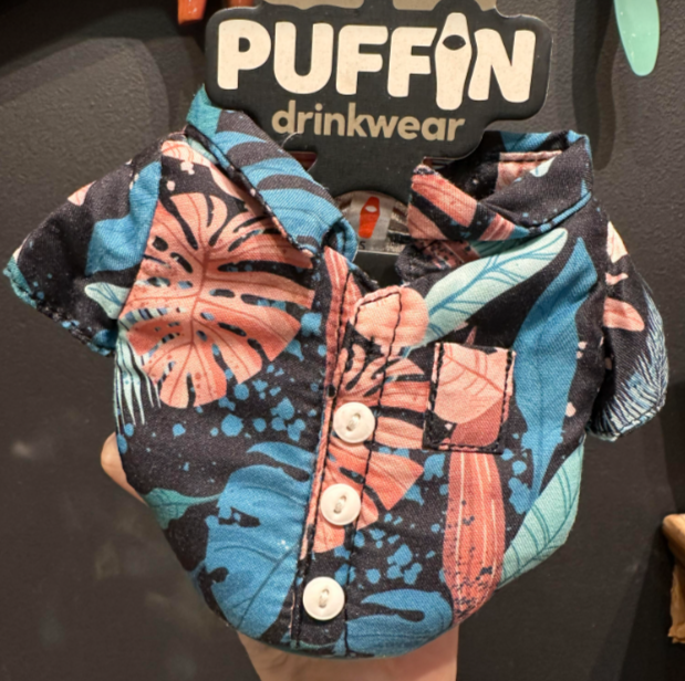 PUFFIN DRINKWEAR - Black Monsterra