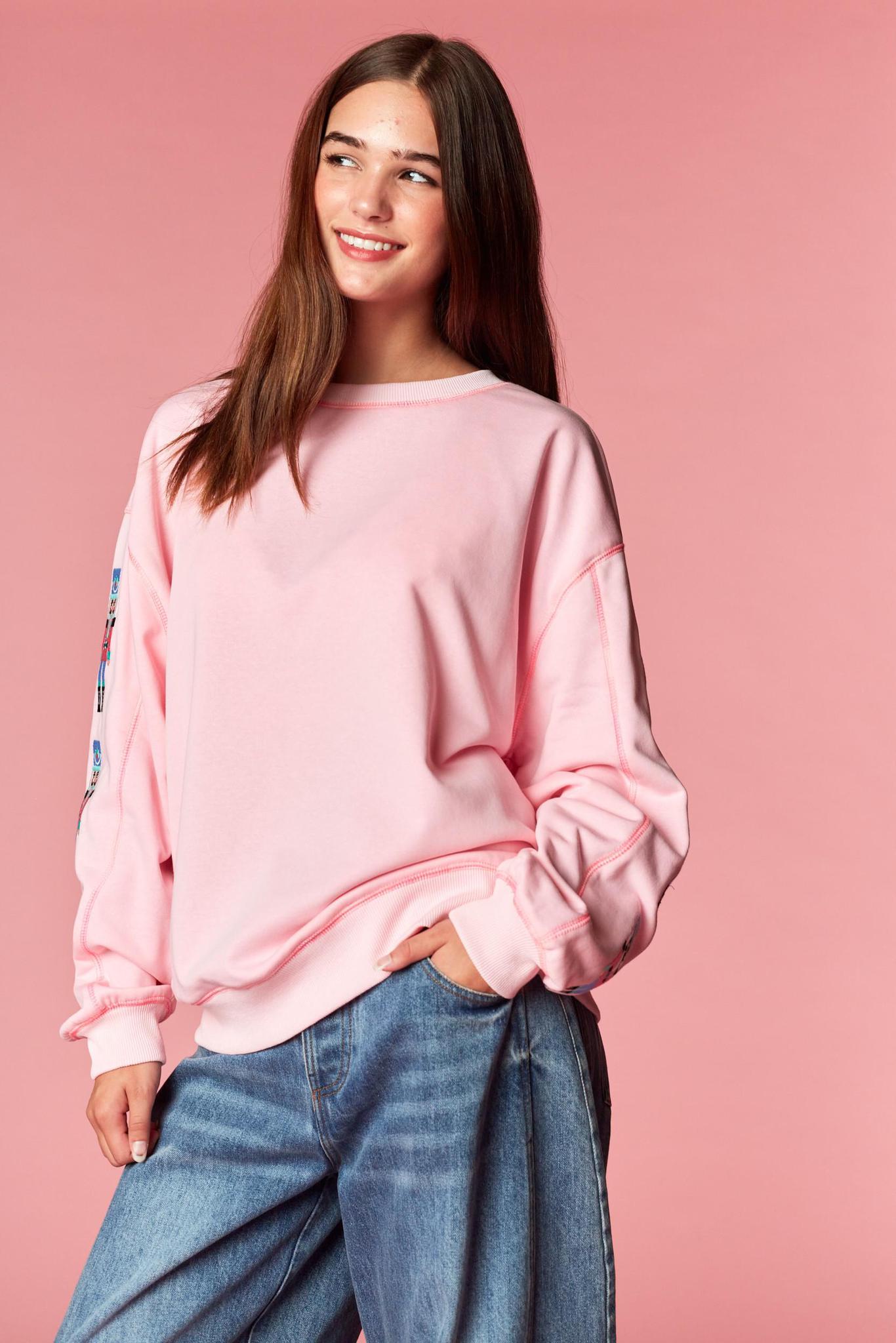 Nutcracker Sleeves Pullover w/ Rainbow Sleeves