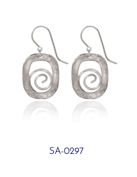 Silver Forest Earrings #3