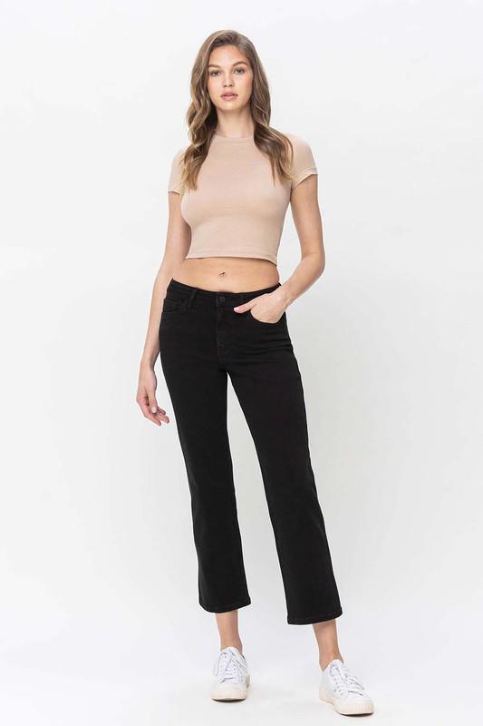 Victoria Ankle Straight Jeans