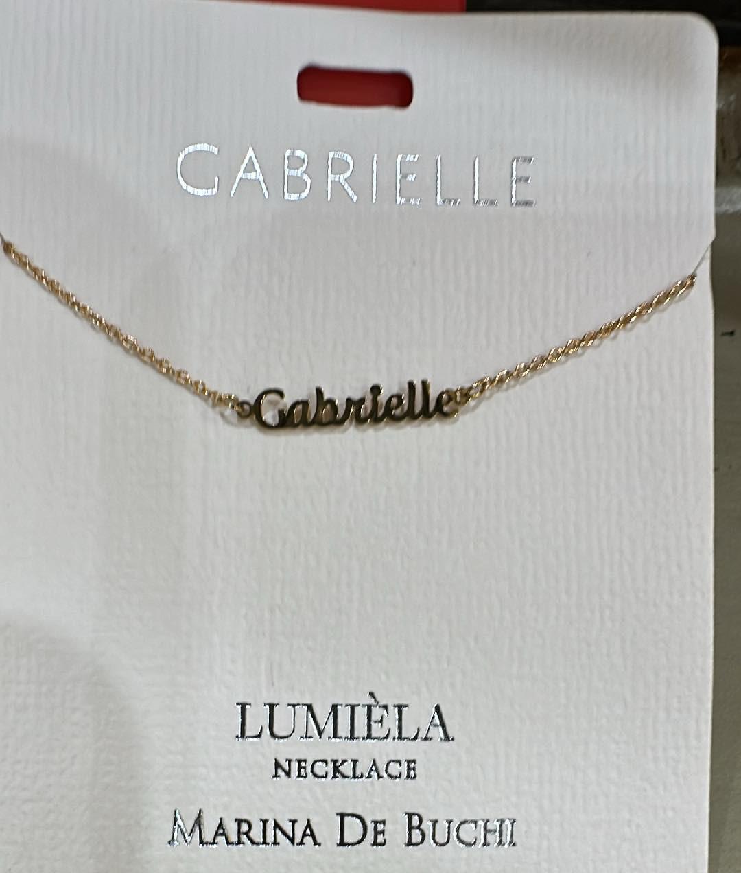 Gabrielle Name Necklace