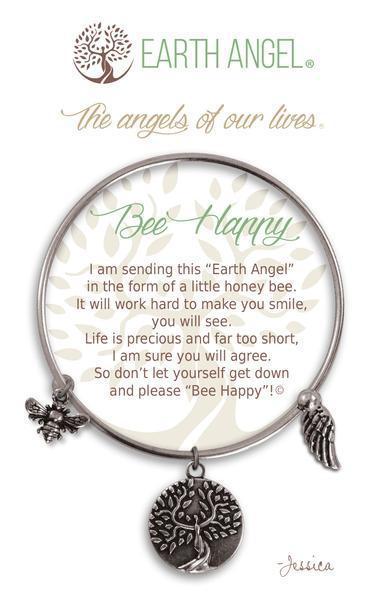 Bee Happy Earth Angel Bracelet