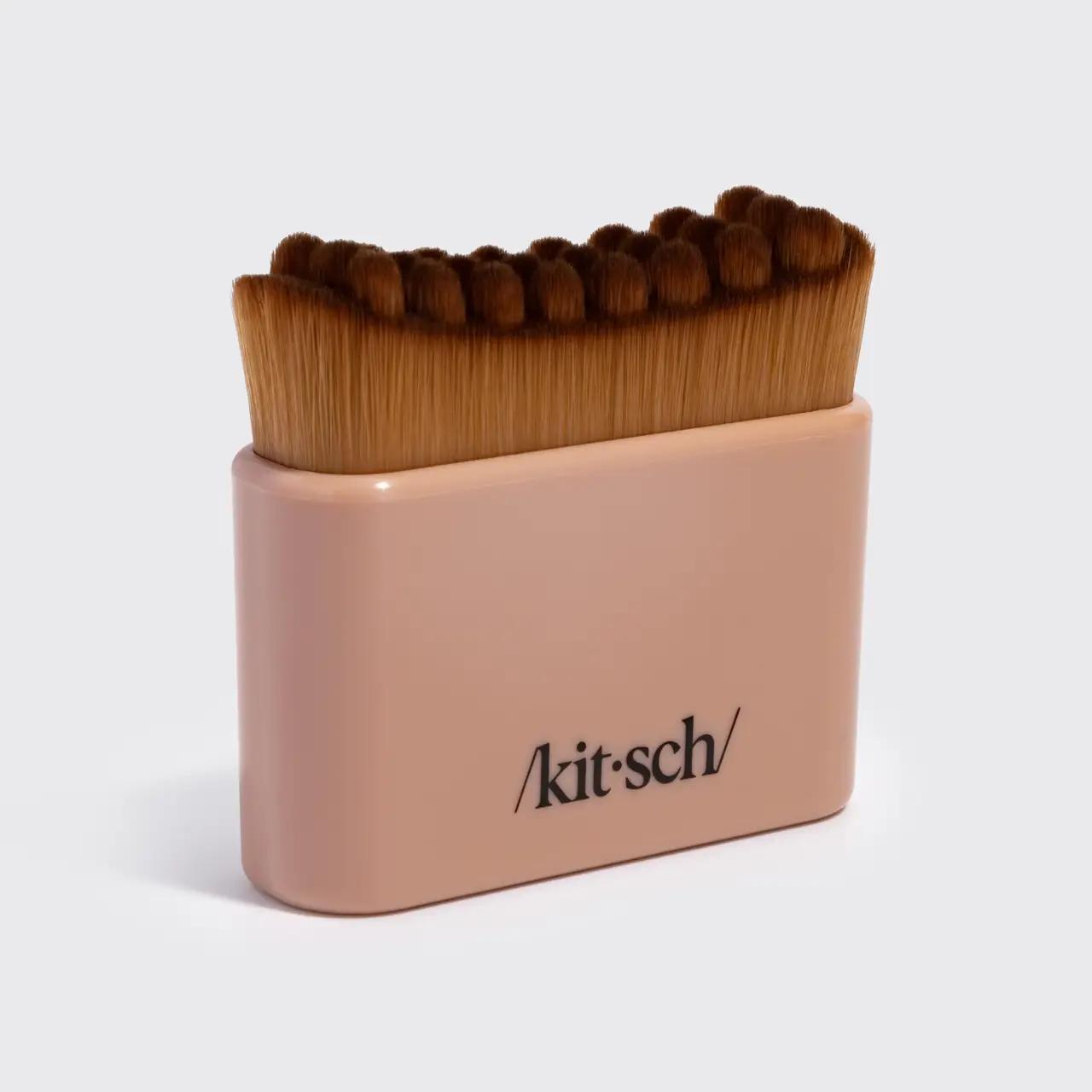 KITSCH Lymphatic Contour Face Brush - Terracotta