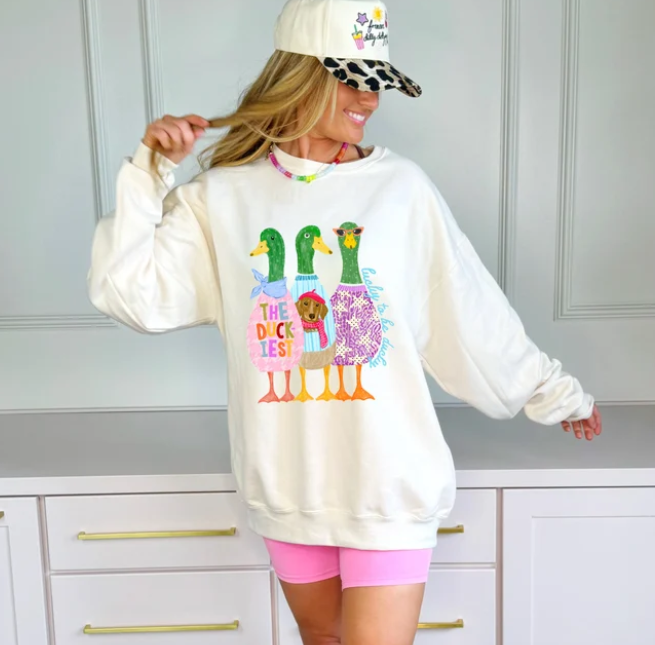 Lucky To Be Ducky Sweatshirt
