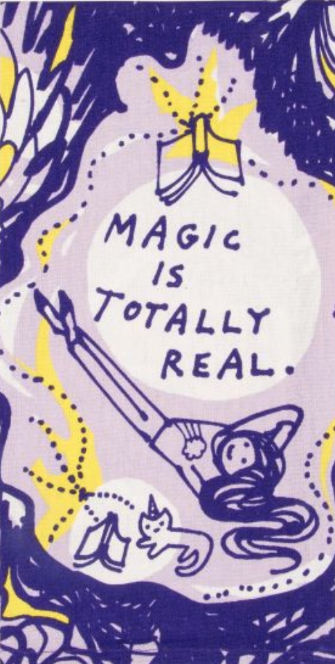 Magic is Totally Real Dish Towel