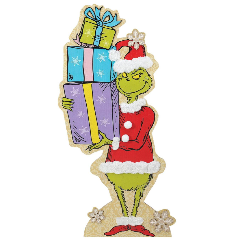 Grinch Easel Decor