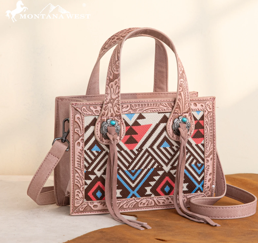 Aztec Tapestry Mini Tote/Crossbody