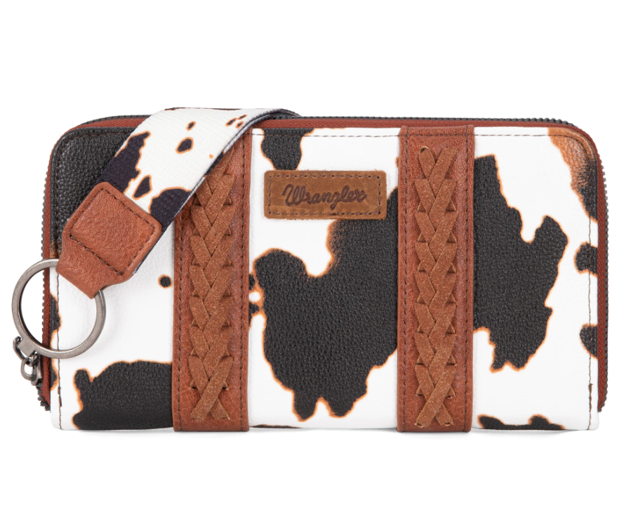 Wrangler Cow Print Wallet