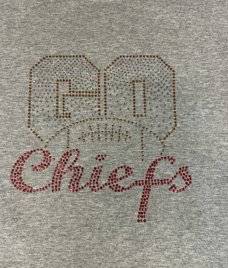 Go Chiefs Rhinestone