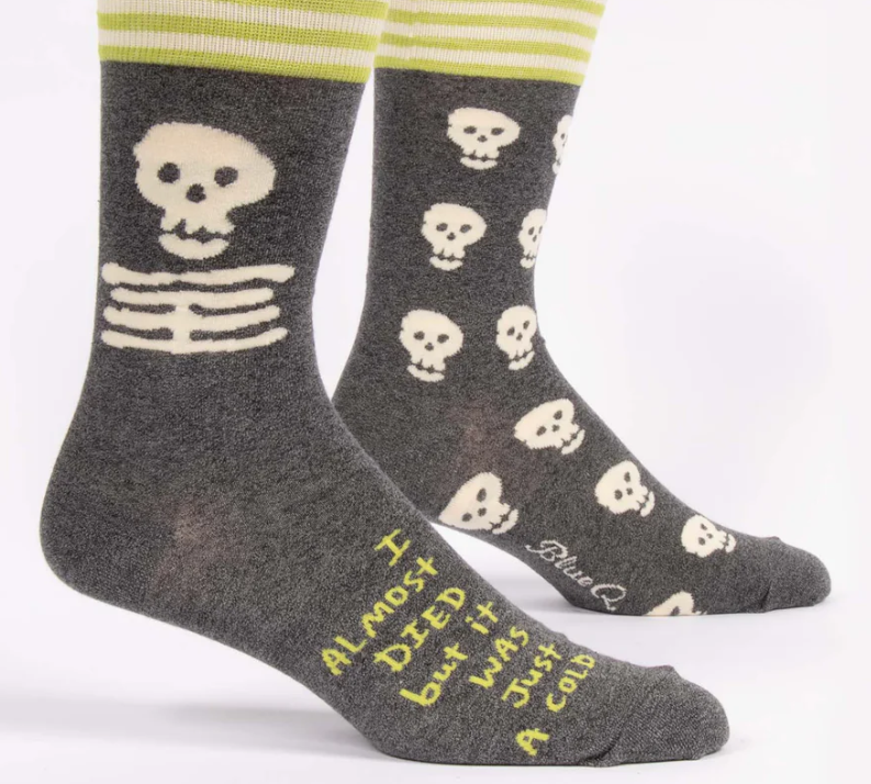 I Almost Died Crew Socks