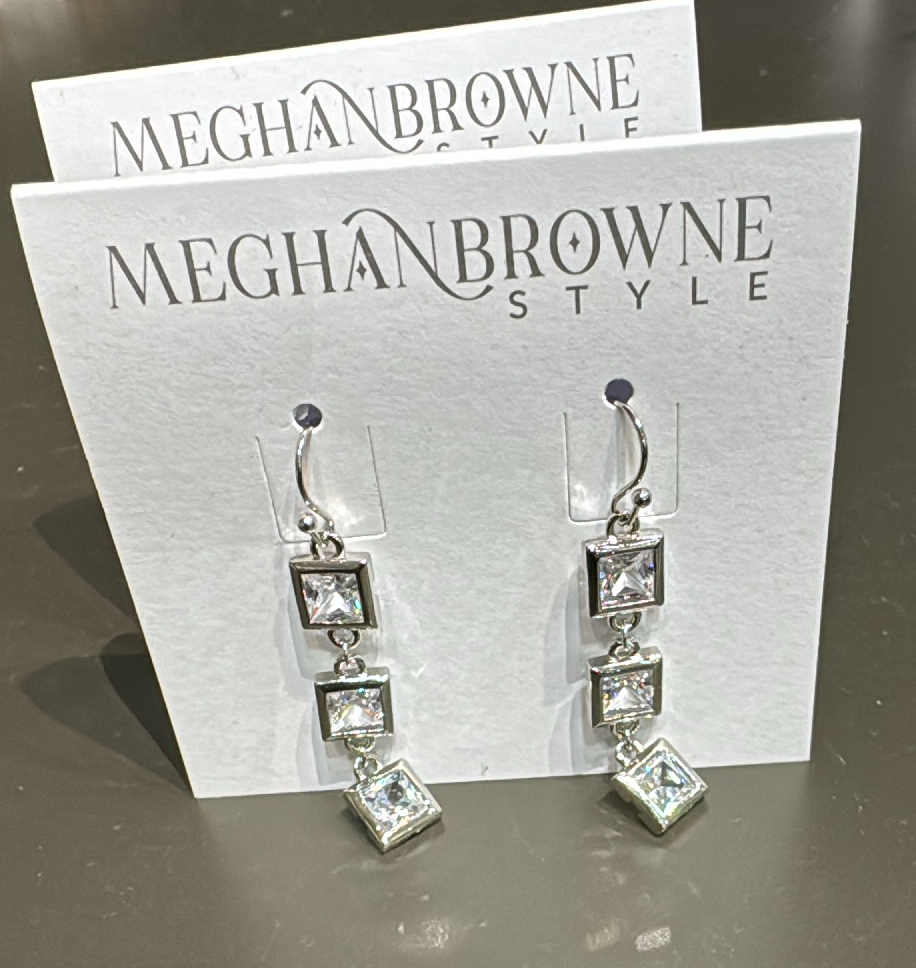 Semi Silver Earrings