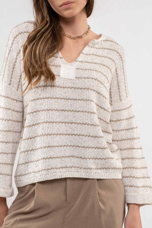 Ivory Stripe Sweater