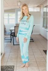 SS Tie Dye Jogger Blue
