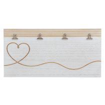 Heart Script Photo Hanger