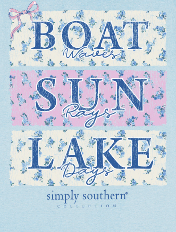 SS-LAKEBOAT-SKY Tee