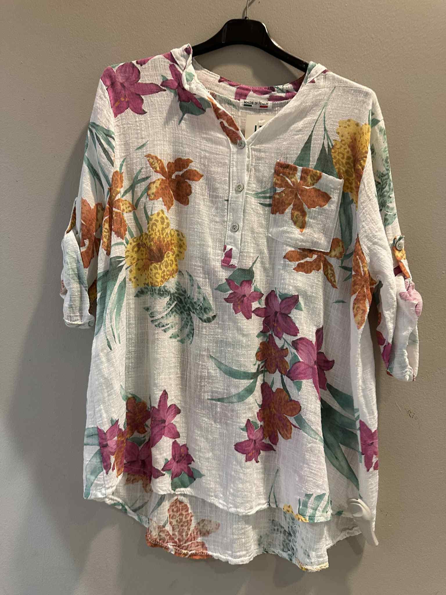 Cotton One Pocket Top