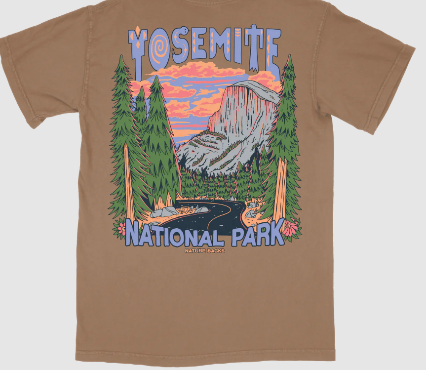 Yosemite Brown Tee