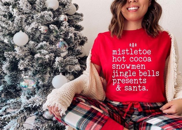 Mistletoe & Cocoa Tee