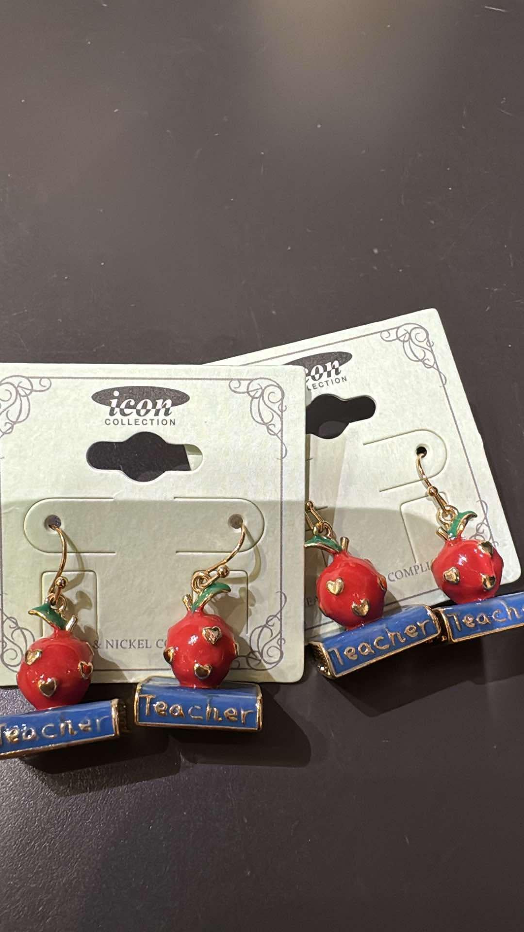 School Themed Earrings