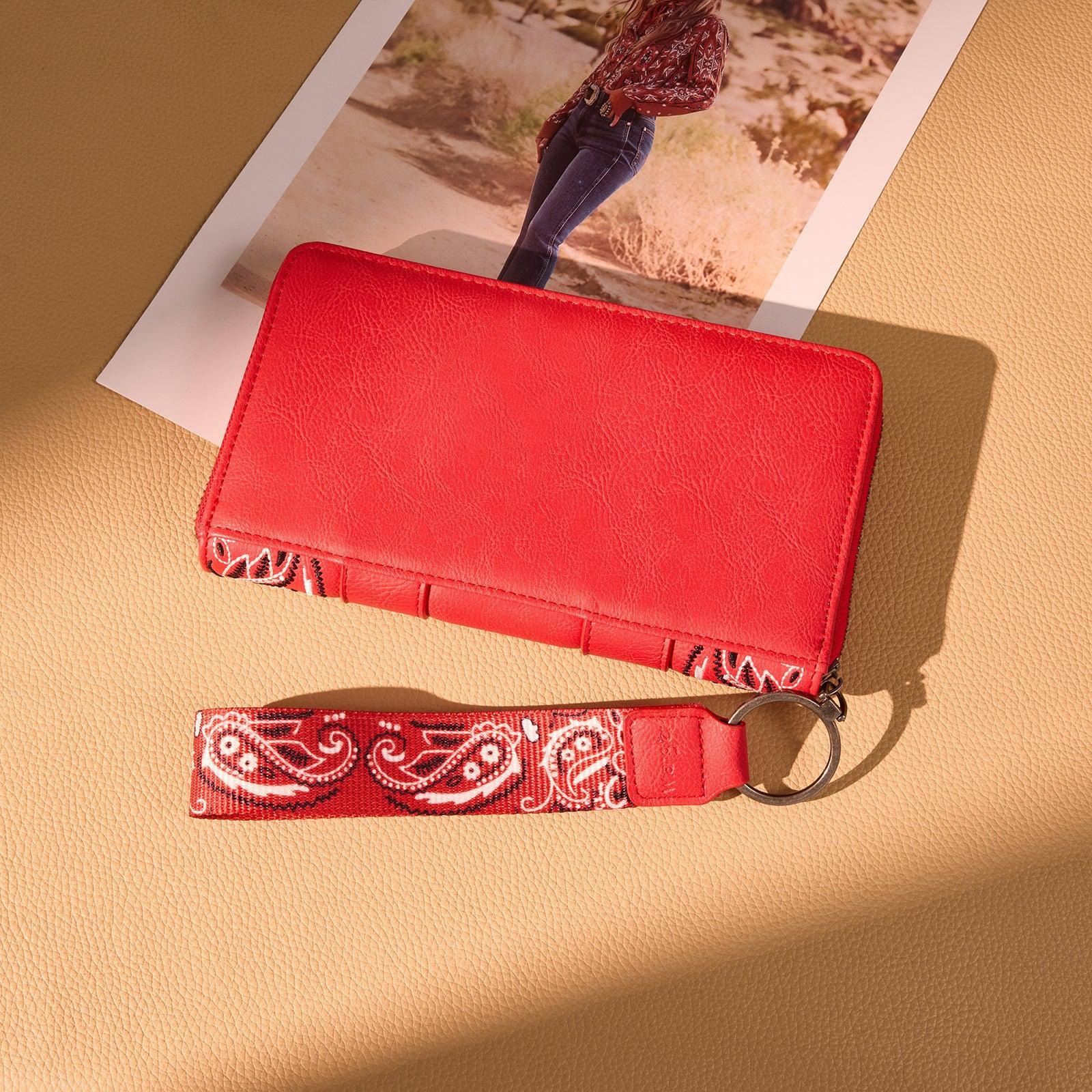 Wrangler Bandana Paisley Print Wallet