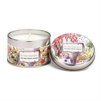 In The Garden Soy Wax Travel Candle