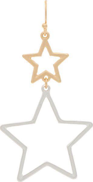 Double Star Drop Earrings