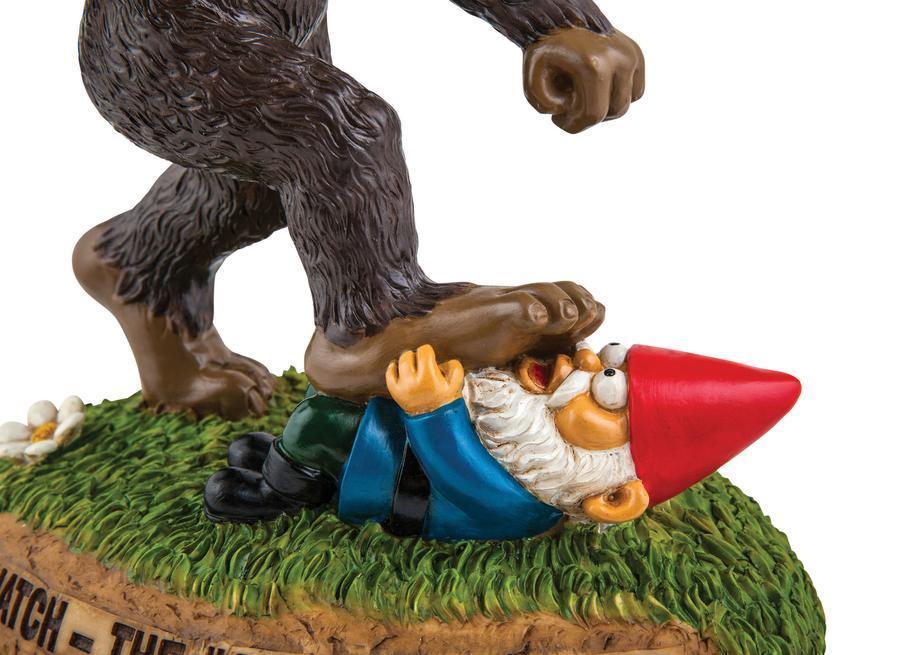 The Sasquatch Gnomewrecker Garden Statue